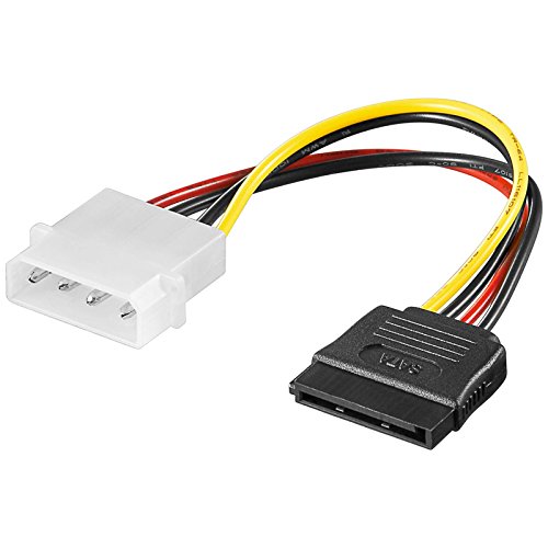 SM-PC® Stromadapter Power Adapter 4pol. Molex Stecker auf S-ATA SATA Strom #071 von SM-PC