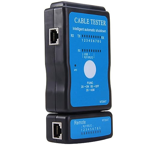 SM-PC® Kabel Tester für USB/LAN/Netzwerk/ISDN Testgerät Tester Prüfgerät RJ45 RJ11#430 von SM-PC