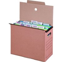 Smartbox Pro - 60 x sbp-archiv-transportbox, 327x158x279mm, wiederverschließbar,braun,für Hängemappen von SMARTBOX PRO