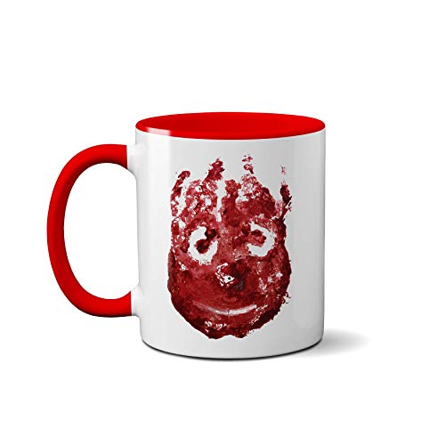Wilson Cast Away Film TV Film Tasse – Volleyball Keramik Tasse Tee Kaffee heiße kalte Getränke Geschenk (roter Griff) von SMARTYPANTS