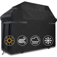 SNQ - Grillabdeckungen, 420D Oxford-Gasgrill-Schutz, wasserdichte Grillabdeckung, winddichte Grillabdeckung, reißfest, mit Riemen und SNQ - Grillabdeckungen, 420D Oxford-Gasgrill-Schutz, wasserdichte Grillabdeckung, winddichte Grillabdeckung, reißfest, mit Riemen und von SNQ