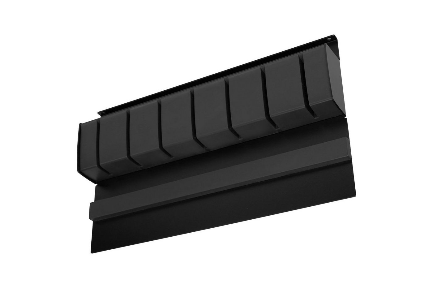 SO-TECH® Küchenrückwand Relingsystem Linero MosaiQ schwarz, individuell zusammenstellbar, (1-tlg), Magnet Messerhalter schwarz von Kesseböhmer von SO-TECH®