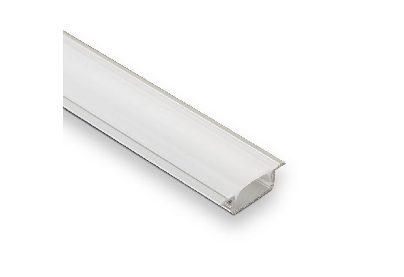 SO-TECH® LED-Stripe-Profil 25 Stück LED-Aluprofil 44, 55, 66 oder 99, Länge je 2 m, versch. Ausführungen, Abdeckung opal oder klar von SO-TECH®