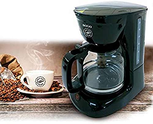 SOGO Human Technology Drip 15 Kaffeemaschine Schwarz Fassungsvermoegen Tassen=15 Glaskanne, Warmhalt von SOGO