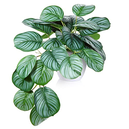 SOGUYI Kunstpflanze 45cm Künstliche Pflanzen im Topf Für Indoor Decor Home Schreibtisch Badezimmer Schlafzimmer Wohnzimmer Dekoration(1 Pack) von SOGUYI