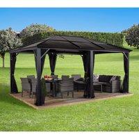 Pavillon Meridien 12x16 anthrazit 365 x 485 x 270 cm (l x b x h) Aluminium - Sojag von SOJAG