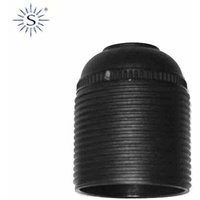 Lampenfassung mit Gewinde e-27 schwarz geprüft Solera 6829crn von SOLERA