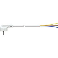 Kabel mit Schuko-Stecker 1,5 m 3x1,5 mm 4,8 mm 16a 250 v t/tl weiß. Solera 7000/1,5 von SOLERA