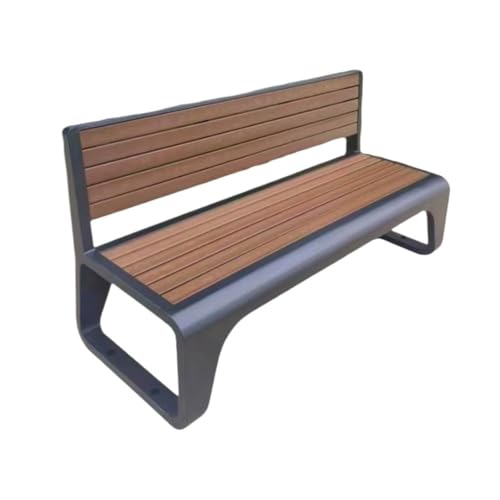 SONGYL-20249 Gartenbank Outdoor-Stuhl mit Rückenlehne, Kunststoff-Holzbank mit Eisenfüßen, for Gartenbalkonterrasse Freizeit Gartenmöbel SONGYL-20249 Gartenbank Outdoor-Stuhl mit Rückenlehne, Kunststoff-Holzbank mit Eisenfüßen, for Gartenbalkonterrasse Freizeit Gartenmöbel von SONGYL-20249