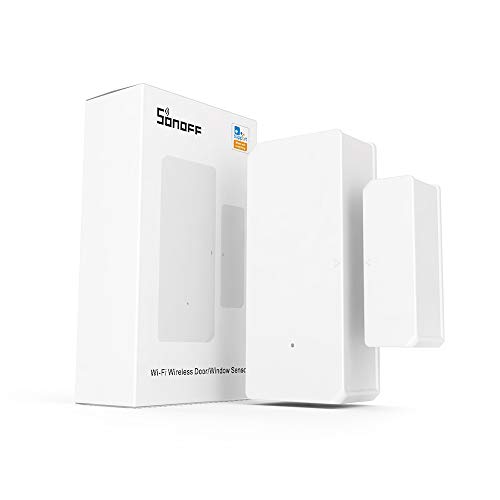 SONOFF DW2 WiFi drahtloser Tür-Fenstersensor, APP Alarm zur Automatisierung Ihres Zuhauses Drahtloses Alarm-Sicherheitssystem, kein Gateway erforderlich von SONOFF