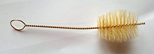 SOREX Weihwasserpinsel, Drathstiel 18,5 cm, Weihwasser Pinsel, aus Messingdrath, Messinggriff, von Sorex