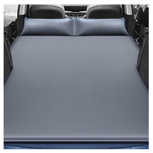 Auto Luftmatratze für VW Sharan Passat Variant T-ROC, Tragbar Aufblasbare Matratze Camping Matratze Rücksitz Luftkissen Kofferraum Zubehör,D/Grey von SOUTES
