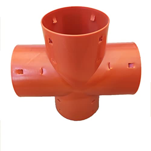 Kreuz-Stück DN100 Drainagerohr Drainageschlauch Sickerschacht Pumpensumpf Kreuz-Stück DN100 Drainagerohr Drainageschlauch Sickerschacht Pumpensumpf von SP