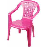 Spetebo - Kinder Gartenstuhl aus Kunststoff - pink - Robuster Stapelstuhl für Kleinkinder - Monoblock Stuhl Kinderstuhl Spielstuhl Sitz Möbel von SPETEBO