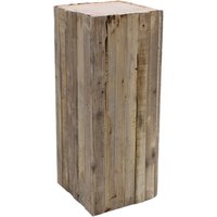 Holz Hocker eckig - 60 x 23 cm - Blumenhocker Klotz Blumenständer Blumen Säule von SPETEBO