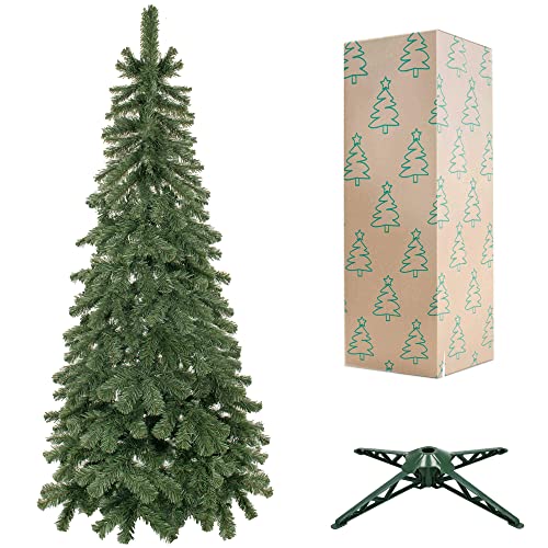 SPRINGOS Weihnachtsbaum Tannenbaum Tanne 180 cm Künstlich Naturgetreu Christbaum inkl. Ständer von SPRINGOS