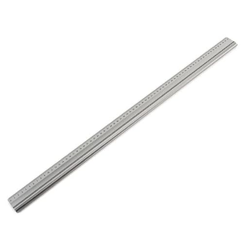 SPRINTIS Schneidelineal aus hochwertigem Aluminium, Lineal mit Anti-Rutsch-Beschichtung und genauer Stahlkante, ohne Fingerschutz (70 cm) von SPRINTIS