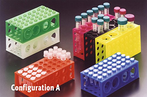 S.S.I. 045441 Mehrseitiges Regal orange für Röhren und Mikroschläuche (Config. C) von SSI