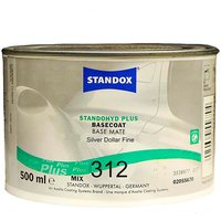 Standox - Mischung 312 Undurchsichtiger Basis-Standohyd-Silber-Dollar Fine lt 0,5 von STANDOX