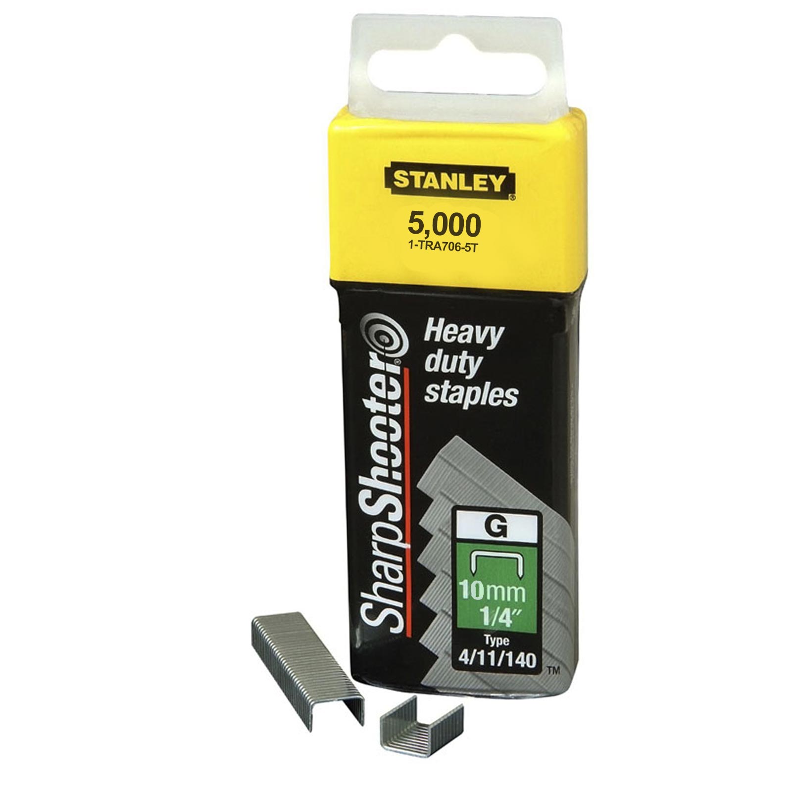 STANLEY Klammern Typ G 1-TRA706T5T 10 mm - für Elektro- & Handtacker 5000 Stück von STANLEY®