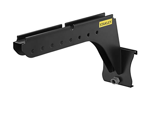 Stanley STST82612-1 Trackwalls Regalbefestigung (passenden zum Stanley Trackwalls Schienensystem, robust und beschichteter Stahlhaken, auch für andere Regalbretter geeignet, 1 Stück) von Stanley