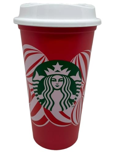 STARBUCKS Festive Christmas Wiederverwendbarer Reisebecher/Becher/Becher, Grande Medium, 473 ml STARBUCKS Festive Christmas Wiederverwendbarer Reisebecher/Becher/Becher, Grande Medium, 473 ml von STARBUCKS