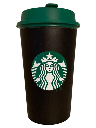 STARBUCKS Schwarze recycelte Kaffeetasse, 354 ml hoch STARBUCKS Schwarze recycelte Kaffeetasse, 354 ml hoch von STARBUCKS