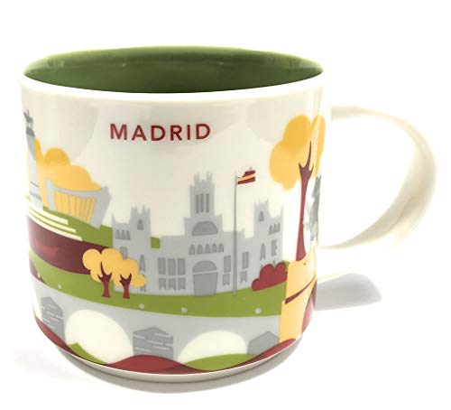 Starbucks Sie Befinden Sich Hier‘Yah-Stadt-Becher - Madrid, Spanien. 14 Unzen Weiß Starbucks Sie Befinden Sich Hier‘Yah-Stadt-Becher - Madrid, Spanien. 14 Unzen Weiß von STARBUCKS