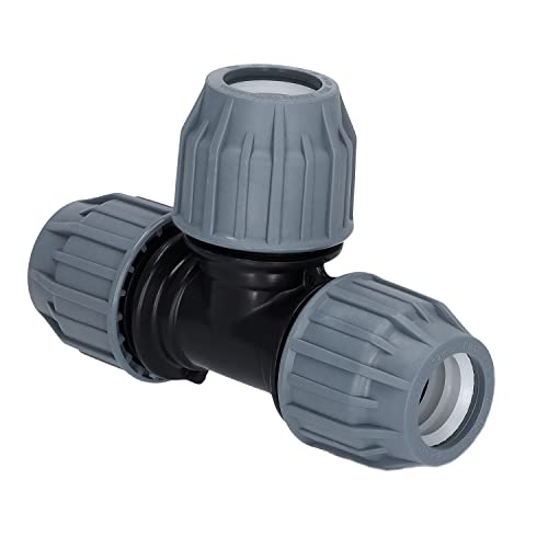 STEMAX-Wassertechnik: PP-Klemmverbinder, T-Stück 90° klemm x klemm x klemm, PN16, Trinkwasserzertifiziert, DVGW (20mm x 20mm x 20mm) von STEMAX-Wassertechnik