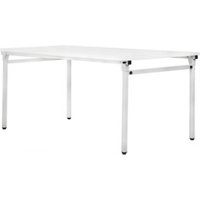 STIER Klapptisch 1600x800x720mm Gestell lichtgrau, Platte weiß von STIER Office