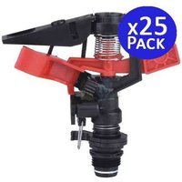 Sprinkler Sektoren-Landwirtschaftsregner 1/2'', 10 bis 13 Meter (Pack 25). von SUINGA