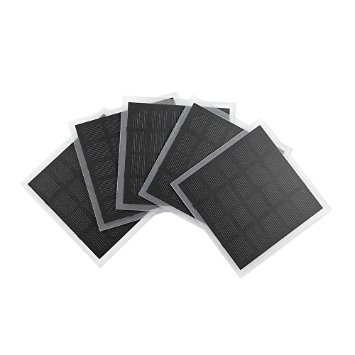 SUNYIMA 5Pcs 5V 1W Mini Solarzellen 3.93" x 3.93" für Solarenergie Mini Solarpanel DIY Elektrische Spielzeug Materialien Photovoltaik Zellen Solar DIY System Kits von SUNYIMA