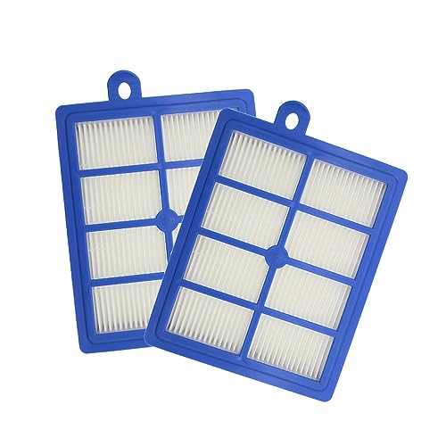 SUPENG Waschbarer Hepa-H13-Filter, H12-Wiener-Filter, Hepa-Filter, kompatibel mit Philips Fc9150 Fc9199 Fc9071 Fc8038 Fc9262 Electrolux-Teilen (Color : 2 PCS) von SUPENG