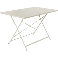 Sweeek - Klappbarer Bistro-Gartentisch aus Metall 110 x 70 cm, für 4 Personen Sweeek - Klappbarer Bistro-Gartentisch aus Metall 110 x 70 cm, für 4 Personen von SWEEEK