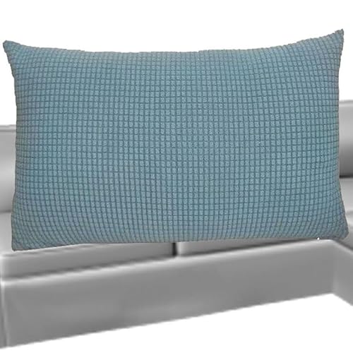 Kissenbezüge 50x70 2er Set Kissenbezug, Sofa Kissenhülle für Dekokissen Cordstoff 40x60, Dekorative Zierkissen -hüllen, Cord Kissen Bezug vielseitig einsetzbar ( Color : Lake blue , Size : 60x80cm Set von SWJ-swjssb