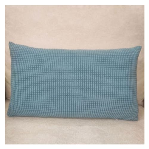 Kissenhülle 40x70,2er Set Kissenbezug 50x70,40x60 Samt Kissenbezüge Kopfkissenbezug mit Reißverschluss Sofa Pillow Cover Zierkissenbezug Dekokissen Bezug Universal ( Color : Lake blue , Size : 50x70cm von SWJ-swjssb