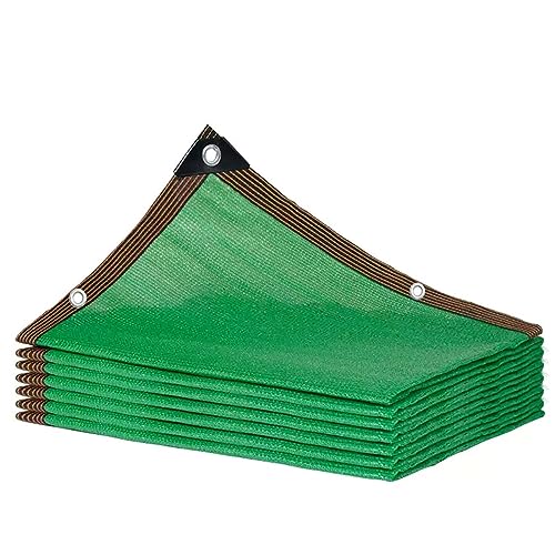 Sonnenschutz-Netzplane, 10 x 10 m, Schattentuch für Pflanzen im Freien, 75% UV-beständiges Schattennetz, Sonnenschutz-Netzabdeckung mit Ösen für Garten, Terrasse, Rasen, Blumen, Pflanzen, P von SXLXGYL