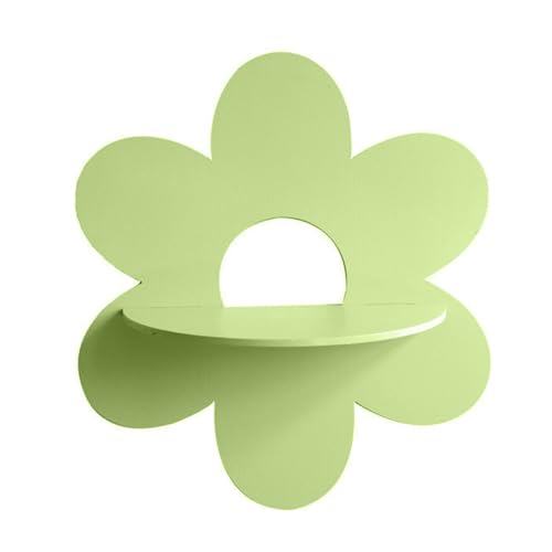 Charm Flower Wandregal Massivholzkonstruktion Wand Schweberegal mit reichlich Stauraum für Foto Display Charm Flower Wandregal Massivholzkonstruktion Wand Schweberegal mit reichlich Stauraum für Foto Display von SXRQ