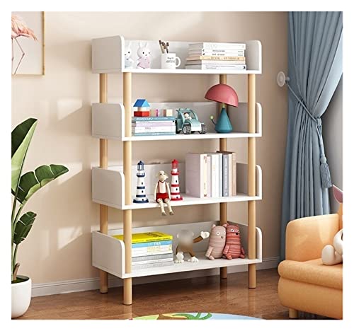 SYLUOQP Offenes Bücherregal, mehrschichtiges, vom Boden bis zur Decke reichendes Regal, einfaches Aufbewahrungsregal für das Wohnzimmer von SYLUOQP