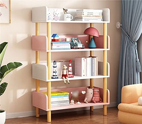 SYLUOQP Offenes Bücherregal, mehrschichtiges, vom Boden bis zur Decke reichendes Regal, einfaches Aufbewahrungsregal für das Wohnzimmer von SYLUOQP