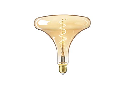 SYLVANIA LED-Lampe, E27 Sockel, 4,5 Watt / 250 Lumen entspr. ca: 46 Watt, Candlelight (2000K), 12000h Lebensdauer, Röhren Form, 180mm Durchmesser, 173mm Länge, Klarer Kolben, dimmbar, 1er Pack von SYLVANIA