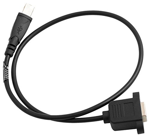 System-S USB 2.0 Typ B Panel Mount Kabel Verlängerung Buchse Screw Nuts 50cm von System-S