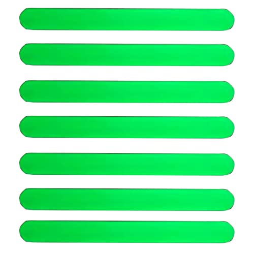 SZFUDIGO Anti rutsch Streifen,rutsch dusche treppenstufen Pads Anti treppe antirutsch Streifen 24pcs, Size 20x 2 cm (Fluoreszenz, 20X2cmX24PCS) von SZFUDIGO