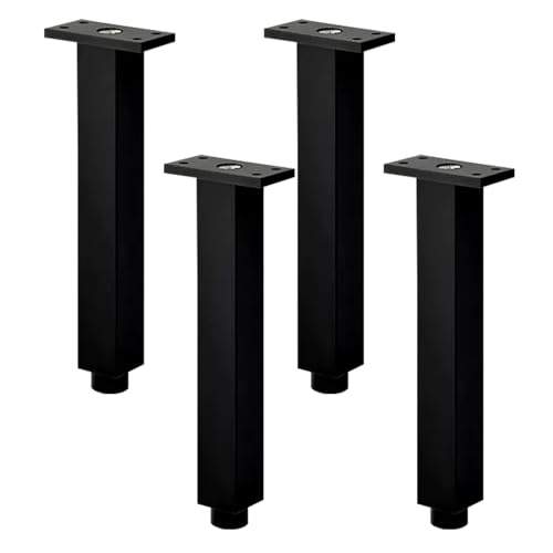 Möbelfüße Verstellbar, 4 Stück Mobelbeine Schwarz Möbelfüsse Eckig Stützfüße Aluminiumlegierung | Eloxierte Oberfläche Optionale Höhe: 6-25cm Sockelfuße TV Schrank Beine Sideboard Beine 18cm/7" Möbelfüße Verstellbar, 4 Stück Mobelbeine Schwarz Möbelfüsse Eckig Stützfüße Aluminiumlegierung | Eloxierte Oberfläche Optionale Höhe: 6-25cm Sockelfuße TV Schrank Beine Sideboard Beine 18cm/7" von SZLXJMFL