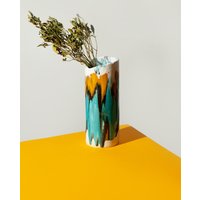 Große Blumenvase, Bauernvase, Handgemachte Keramikvase Für Blumen, Keramikvase, Steinzeugvase, Jubiläumsgeschenk Frau, Einzigartiges Geschenk von SaGaPotteryUkraine