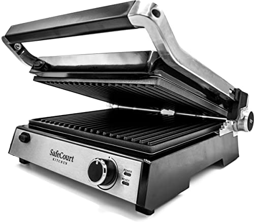 Safecourt Kitchen Tosti apparaat - Grill apparaat - Uitneembare platen von Safecourt Kitchen