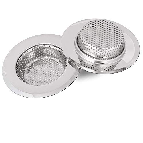 Küchenspüle Filter Verhindern Verstopfen Abfluss Filter Stöpsel Loch Badezimmer Waschbecken Sieb 2 Stück von SagaSave