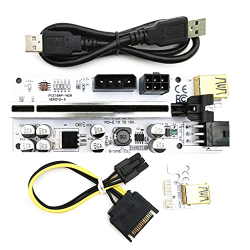 Saiyana USB 3.0 PCI-E VER010-X für Express-Kabel, 1 x 2 x 4 x 8 x 16 x kompatible 8Fp Festkondensatoren, stabileres Grap Pcie Express-Kabel von Saiyana