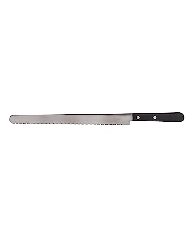 Sallys Universalmesser | Brotmesser | 31,5 cm, schwarz, Für Brot, Kuchen und Torten von Sallys