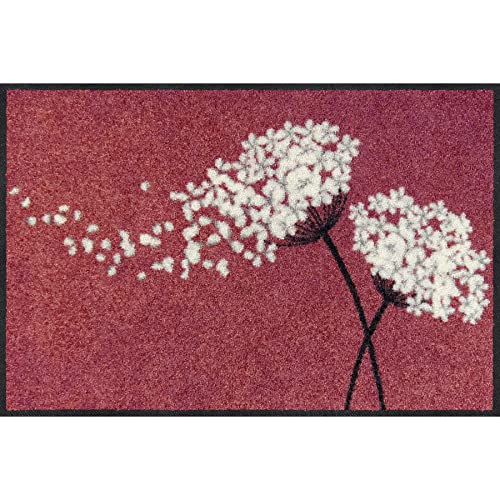 Salonloewe Fußmatte waschbar Wishful Blossom 50x75 cm Design-Matte Eingangsmatte Tür-Teppich Fussabtreter bunt von Salonloewe